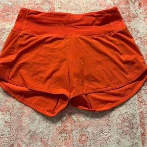 Lululemon orange shorts Size 2